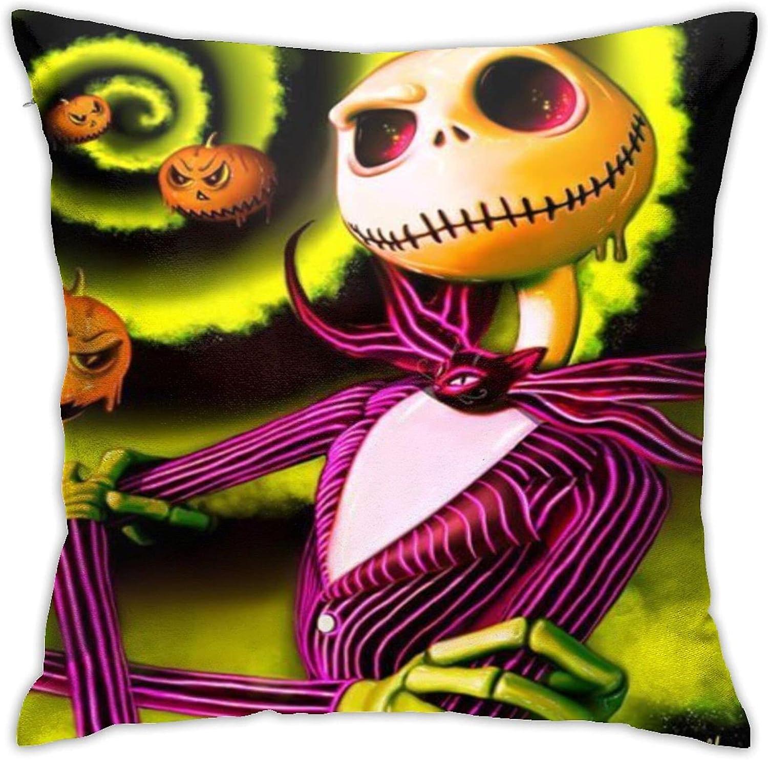 Comode fodere decorative per cuscini, Alice nel castello della foresta del paese delle meraviglie, morbide coperture per cuscini quadrati per cuscini per divano sedia 45 cm