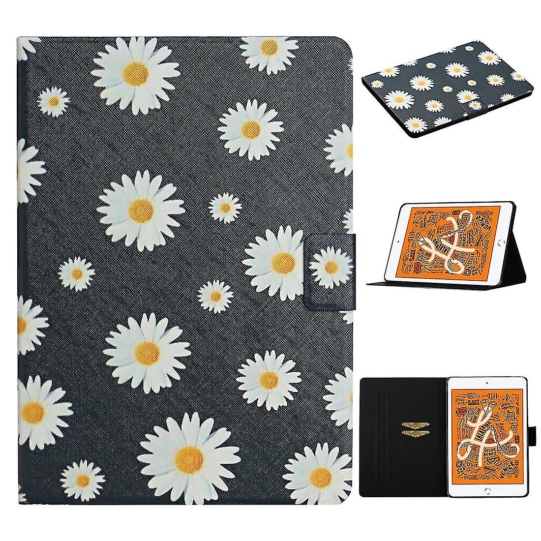 For Ipad Mini 2019 Leather Case Small Daisies