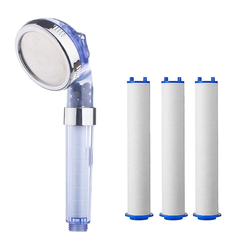 High Quality Residual Removal Pp Sediment Cartridge Filtered Shower Head Filter Pure Shower 3-speed-YKY416
