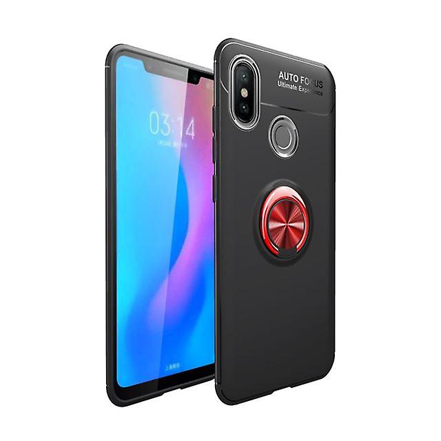 Soft Case with Stand for Xiaomi Mi CC9e / A3 - Black  Red