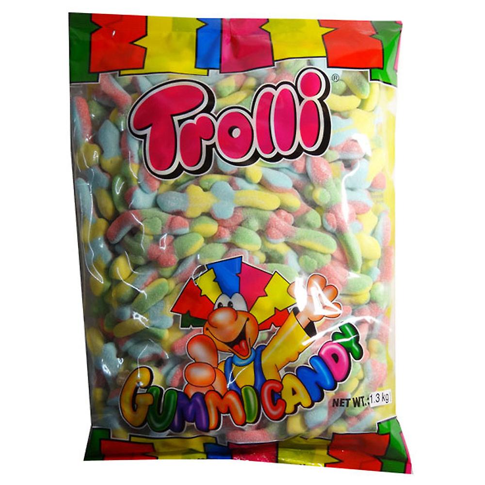 Trolli Shaped Like Sour Lizards Richness Yummy Delicious Fruity Flavour 1.3kg