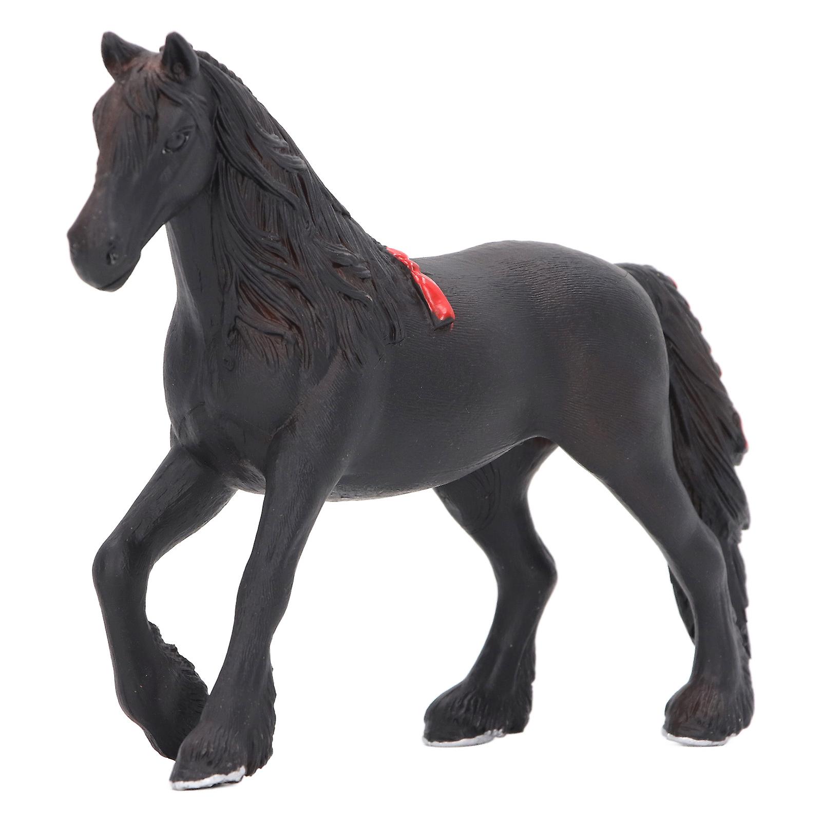 Durable PVC Horse Figure, High Simulation, Rich Details, Stable, Widely Used, Kids Toy, Home Decoration