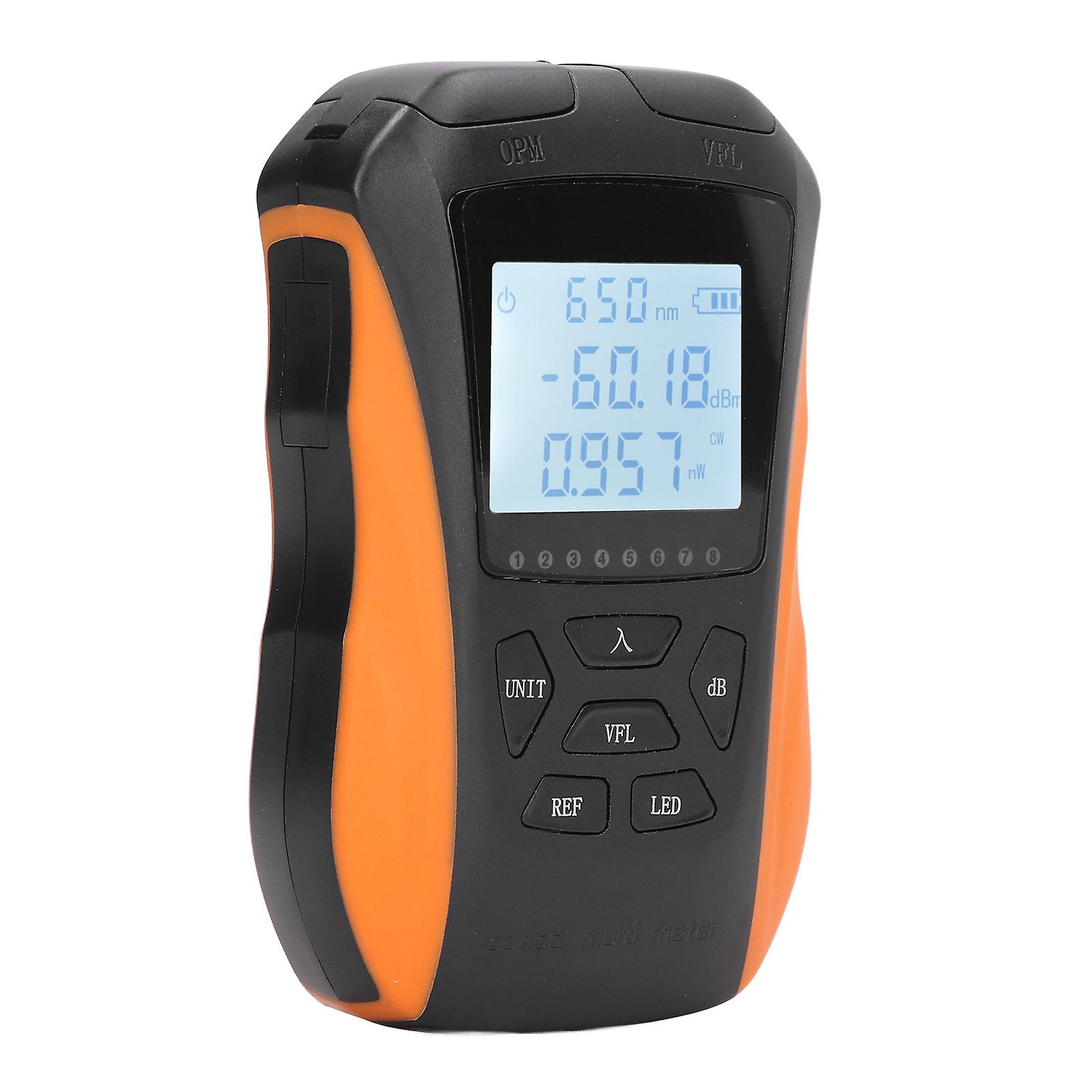 5KM Portable Optical Power Meter Visual Fault Locator with RJ45 Line Finding and LED Function ‑70‑10dBm 