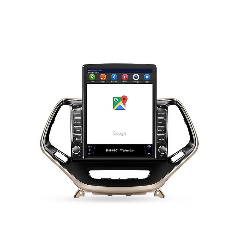Android For Jeep Cherokee 5 KL 2014-2018 Auto Radio Multimedia Video Player For Tesla Style 9.7 Inch