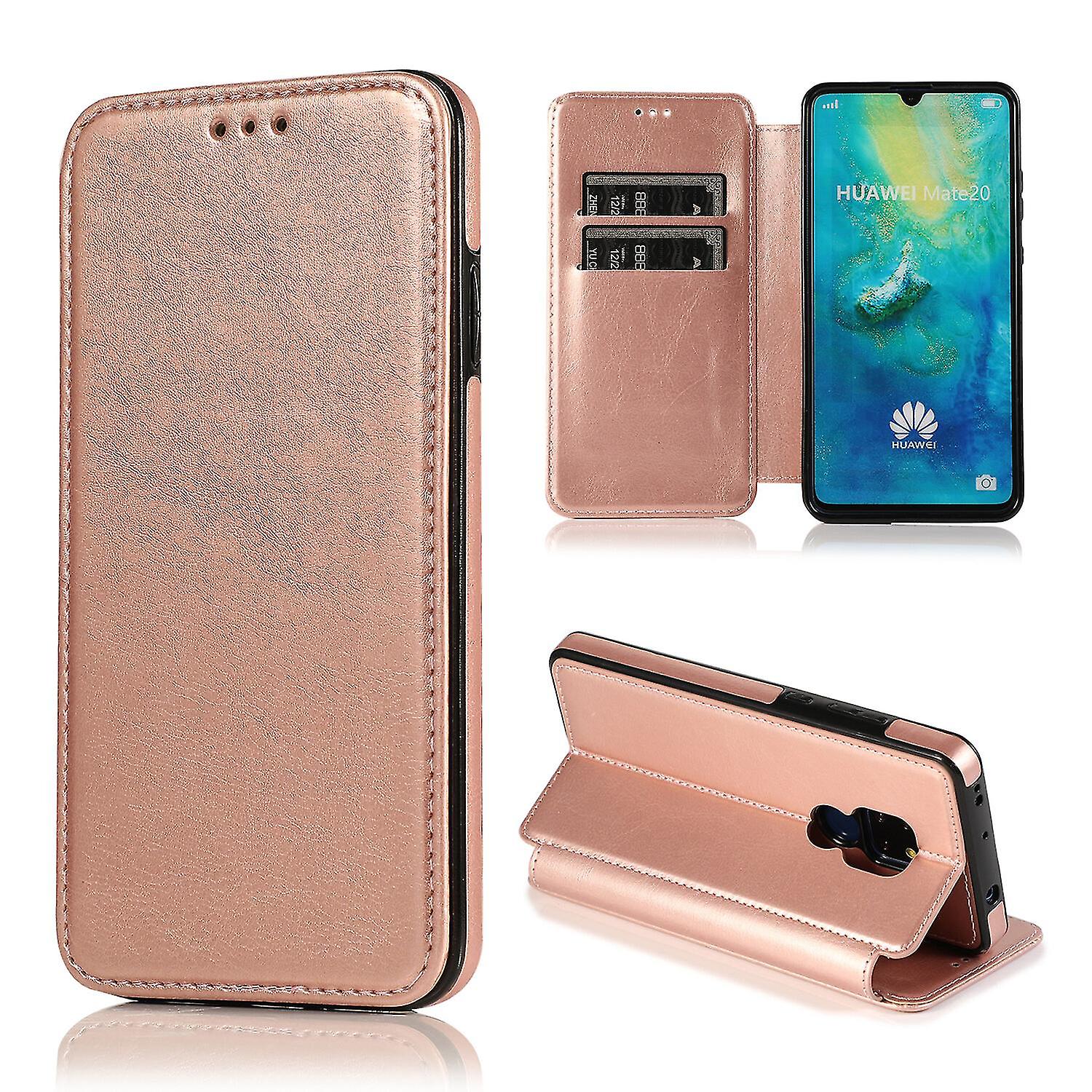 Pu Leather Case Folio For Huawei Mate 20, Business Style, Wallet Function, Fall Protection, Stand Function, Durable