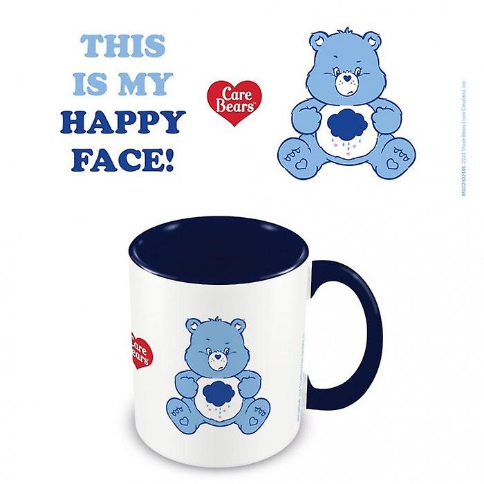 Care Bears This Is My Happy Face Inner Two Tone Grumpy Bear Mug