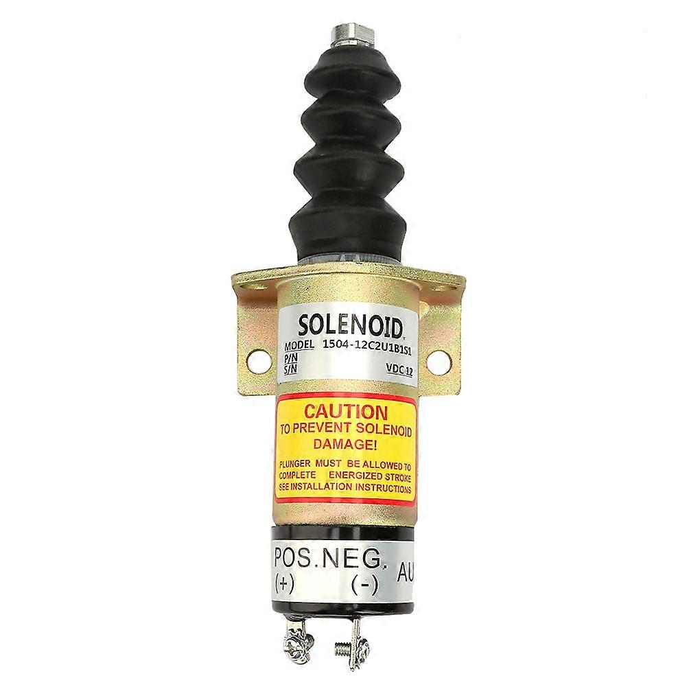 12V stålhusmotor avstengt Stop Solenoid erstatningssett 1504-12C2U1B1S1