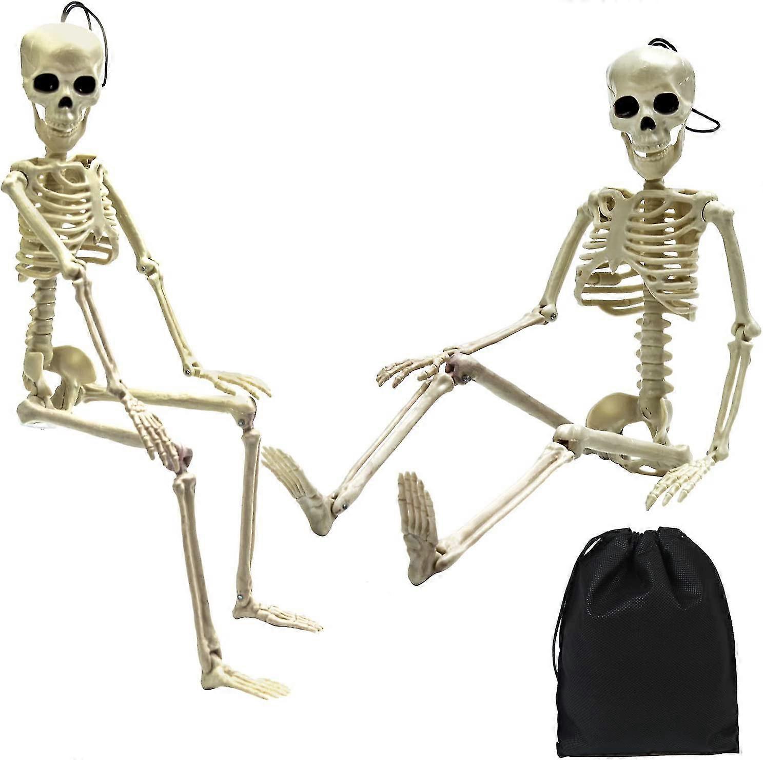 Modelo de caveira de Halloween 15,8 polegadas cena de cemitério de casa assombrada Decorações de Halloween