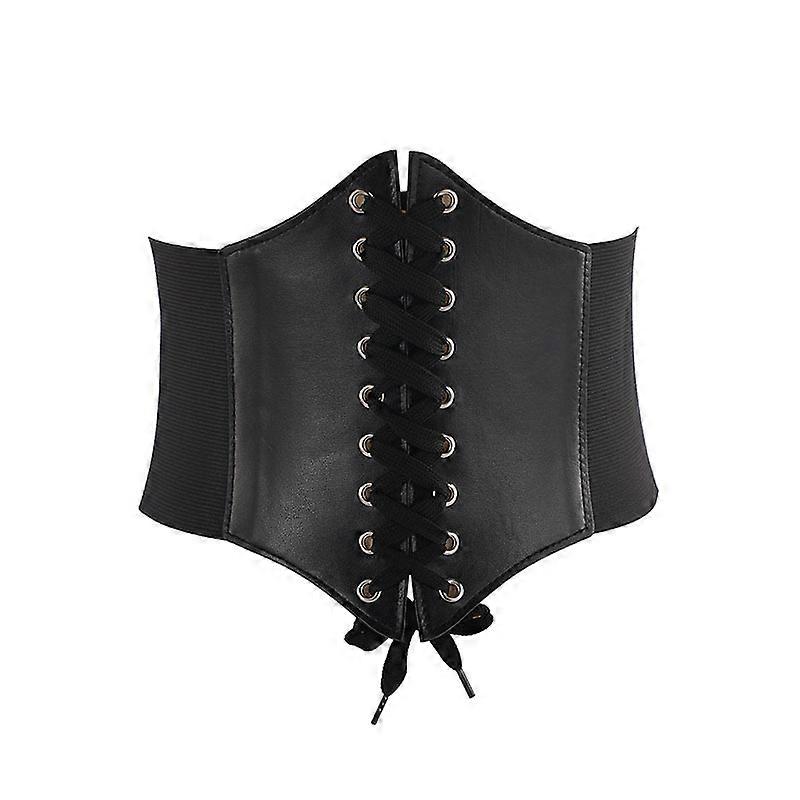 Adjustable corset with string Black Black