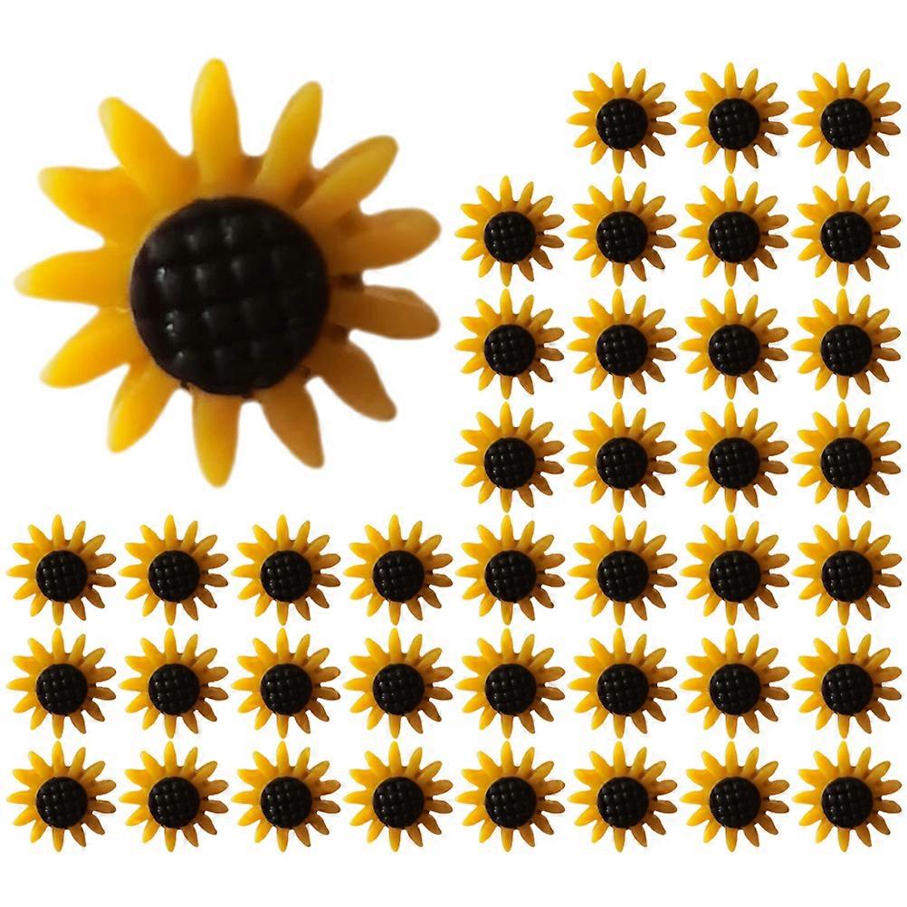 40Pcs Sunflower Push Pin Reusable Pushpins Office Fixing Pushpin Delicate Thumbtacks