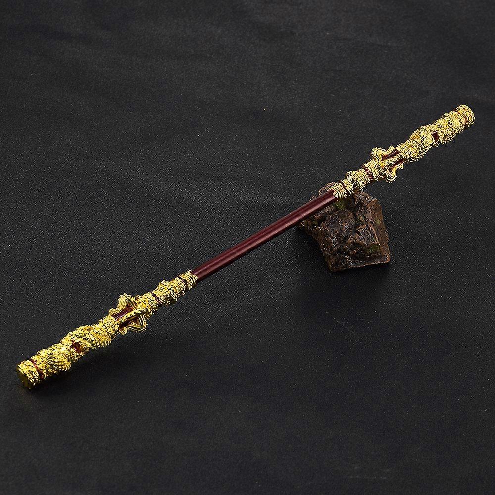 Black Myth Wukong jeu entourant la main modèle Ruyi bande d’or bâton 30CM artisanat en métal ornements