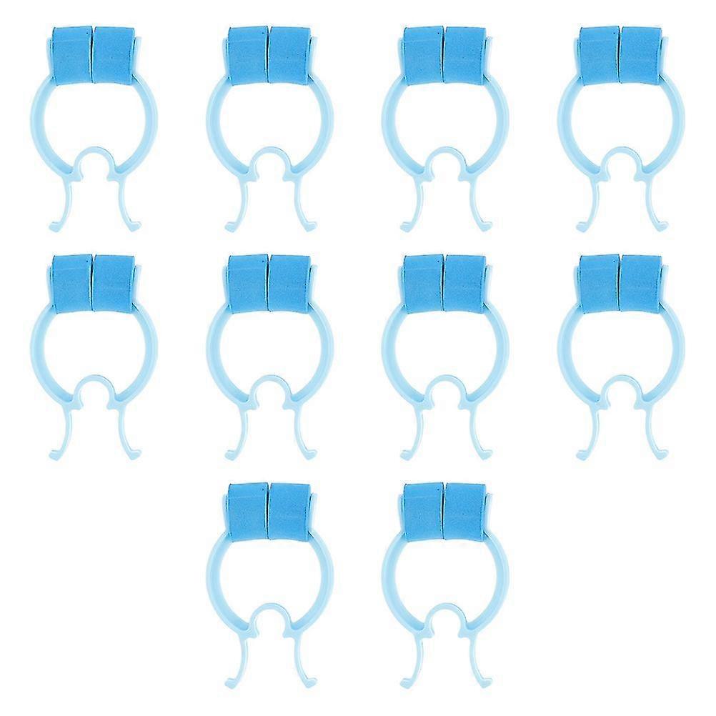 10Pcs Household Nose Pinchers Portable Nose Stoppers Convenient Nose Plugs Nose Accessory