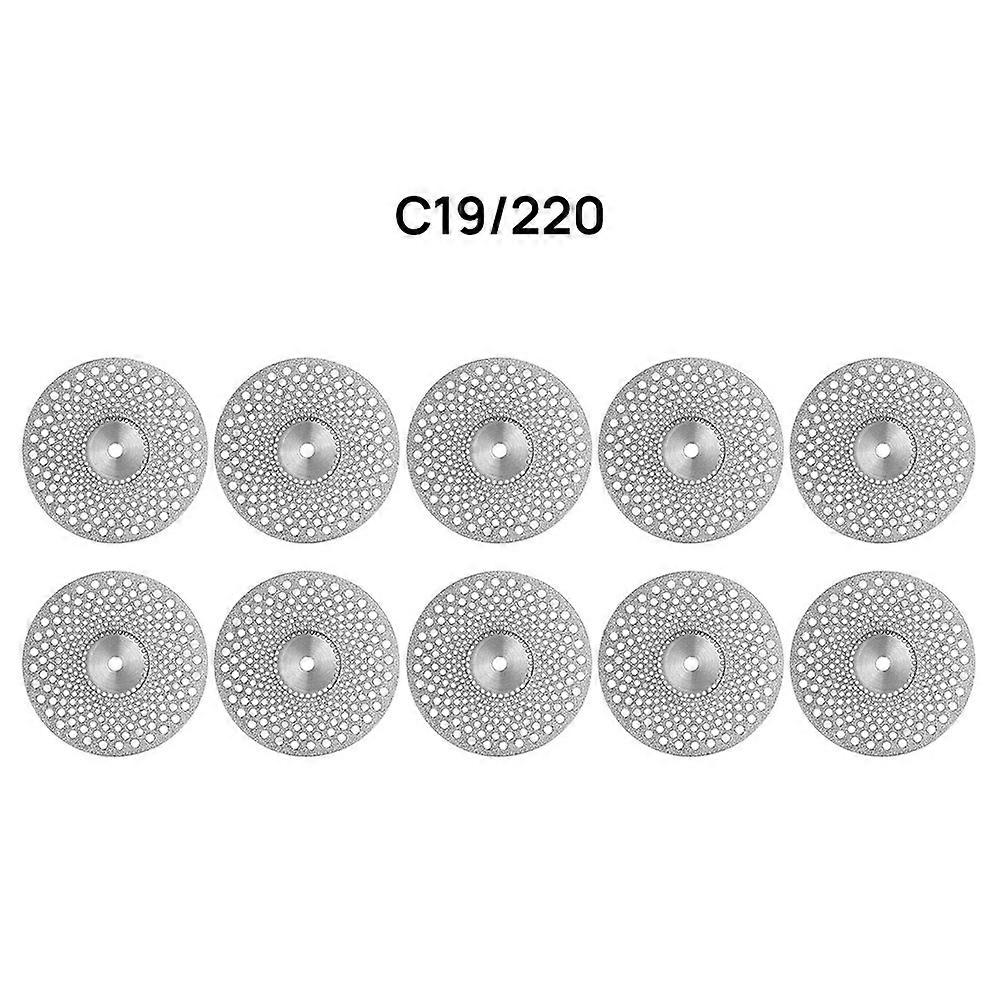 Fsw Azdent Dental 10 قطع مختبر رقيقة الماس القرص قطع مزدوجة الجانب حصى القرص أداة قطع آلة الملمع أدوات طبيب الأسنان