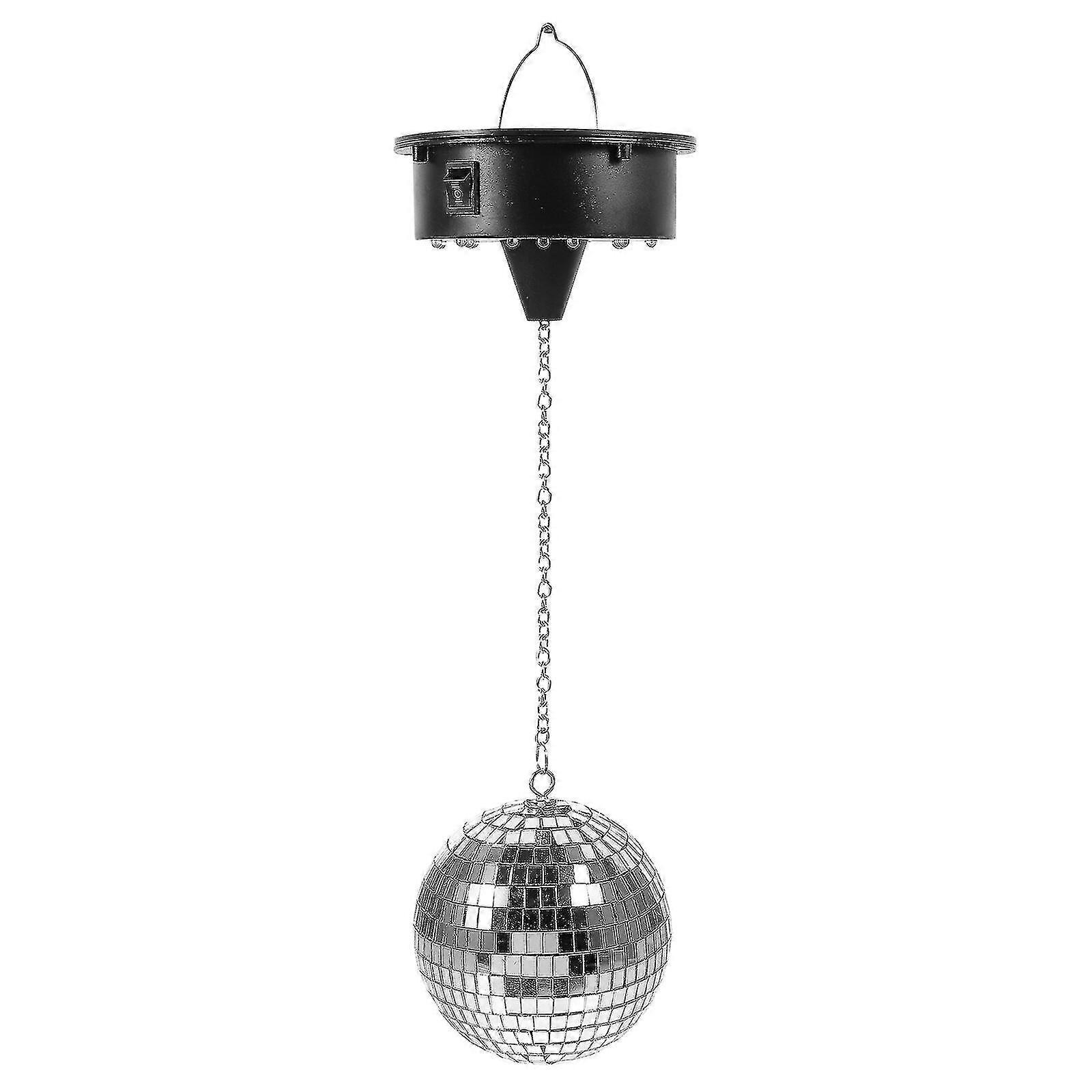 Disco Light Mirror Ball Rotating Spotlight Stage Hanging Light Ball For Party