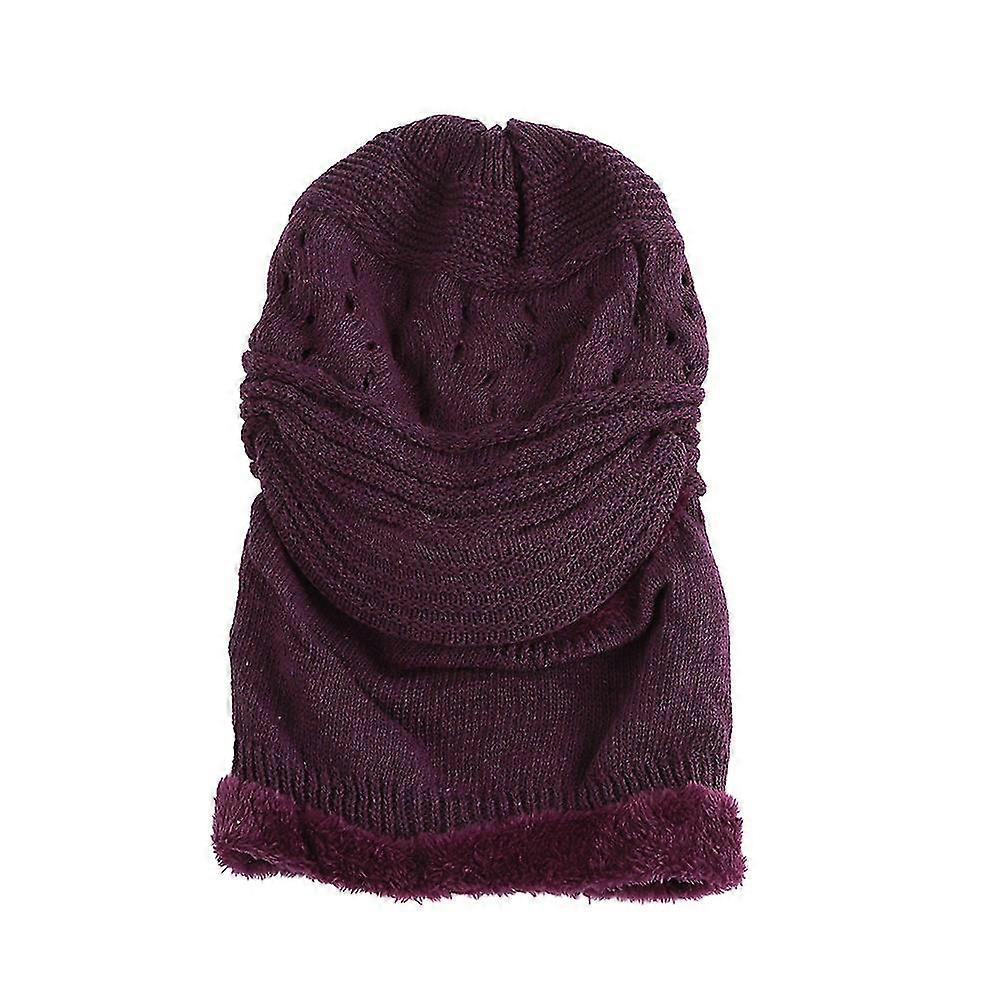 WinterWomen'sEarflapHatandScarfSetwithFleeceLining-Windproof,ThermalandThickforMiddle-agedandElderly