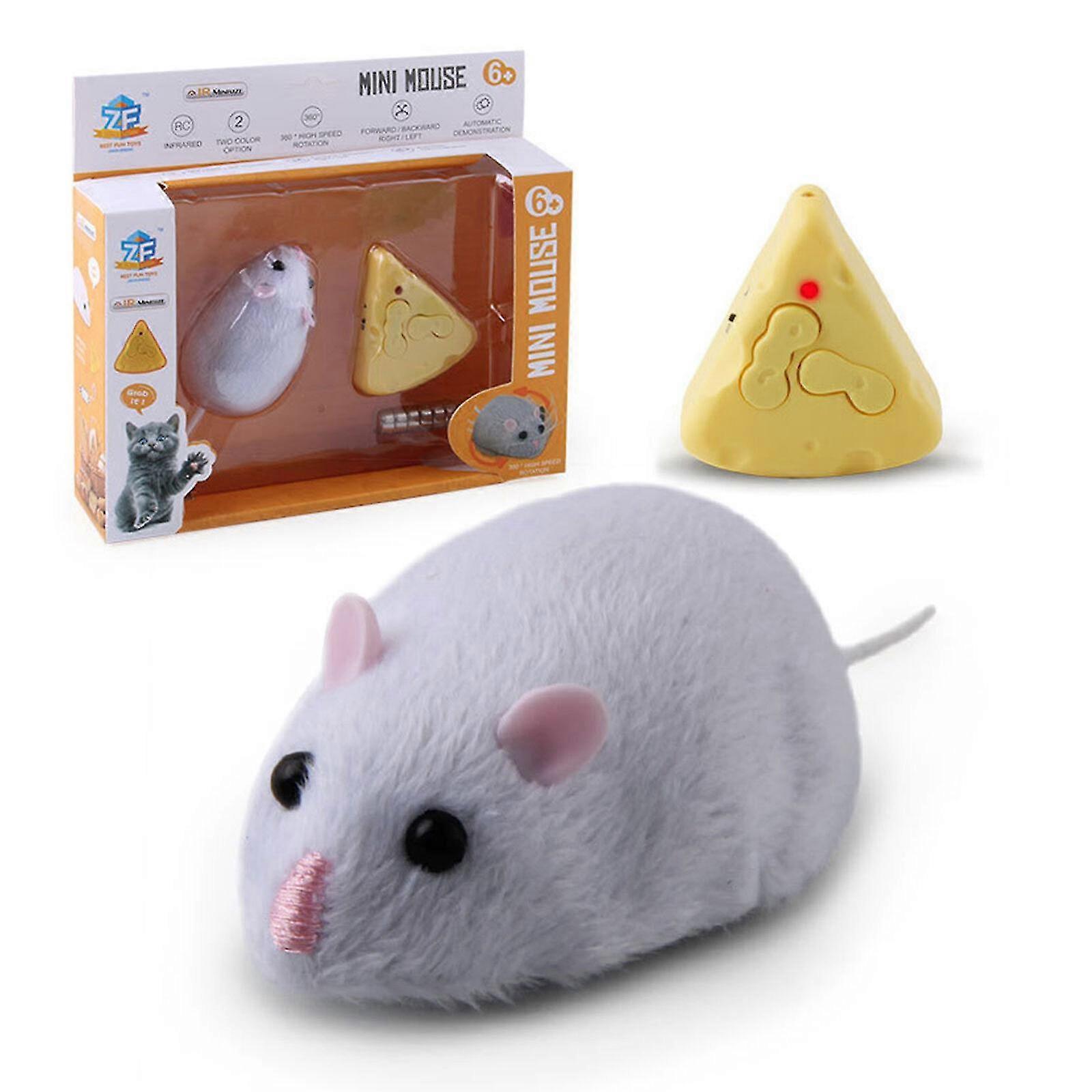Mouse Robotic Cat Toy Remote Controlled Automatic Interactive Electric gaudily