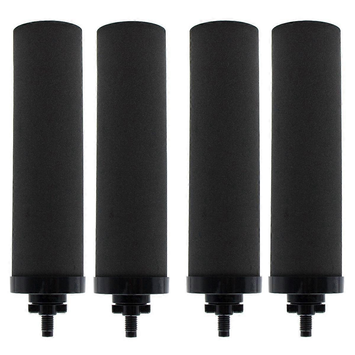 4PCS Water Filter Replacement for Black Activated Carbon Filters for Gravity-Fed Water Filter Syste