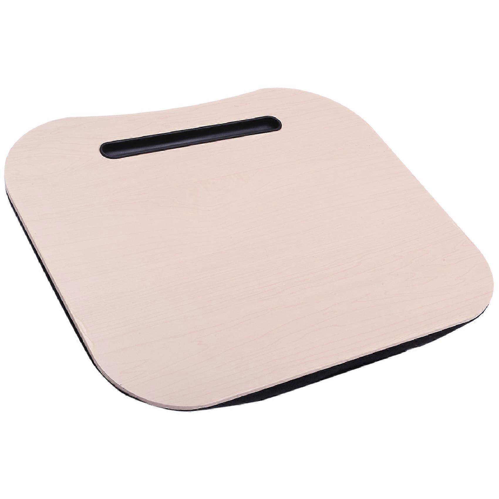 Desk Bed Cushion Knee Lap Handy Computer Reading Writing Table Tray Cup Holder Laptop Stand Cushion