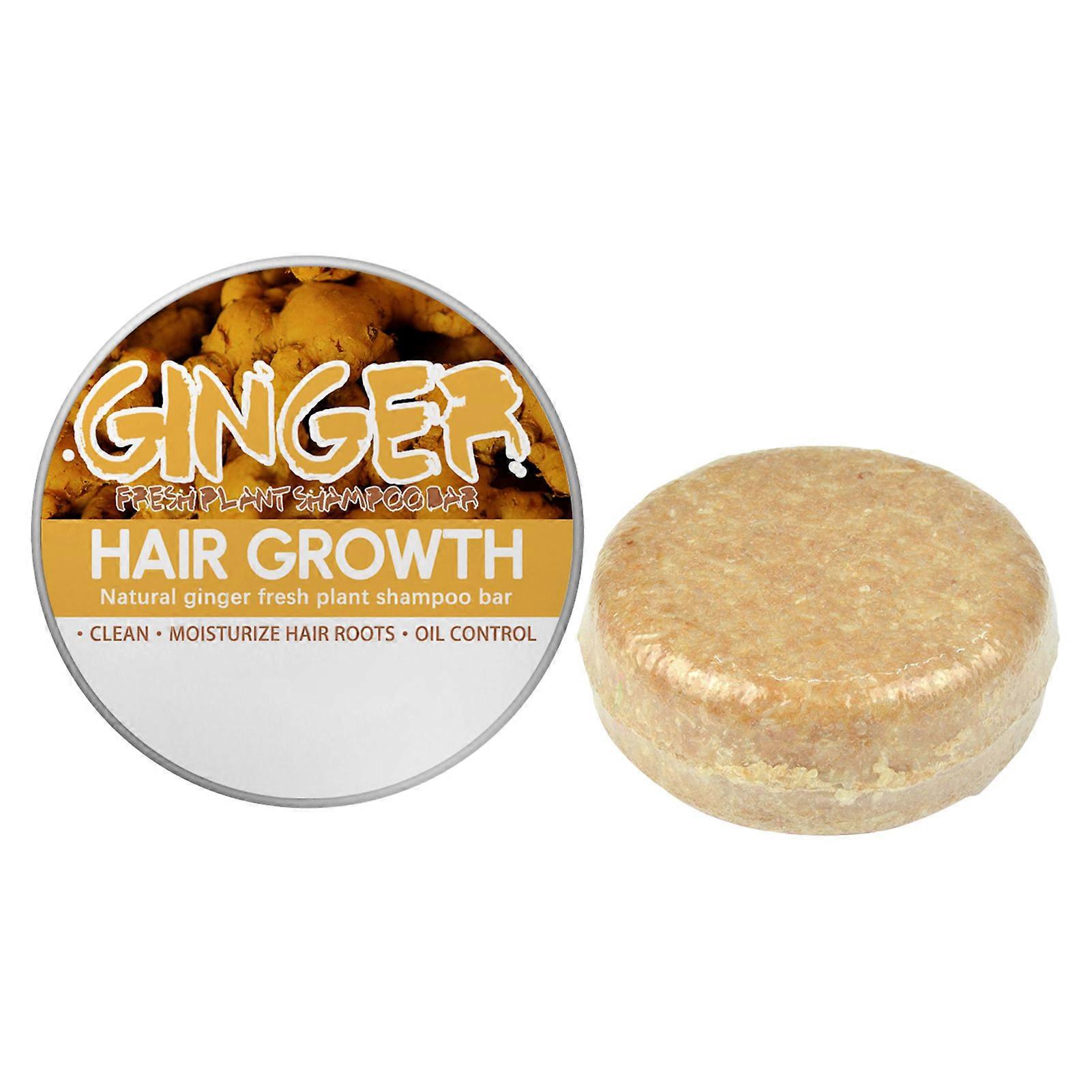Ginger Shampoo Soap Moisturizing Nourishing Shampoo for Dry Damaged Fragile Hair