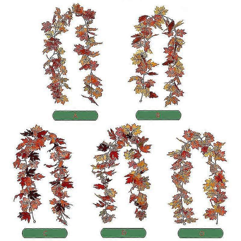 Artificial Mapaf Garlands, Fall Leaves Rats Aesthetic R For Outdoor