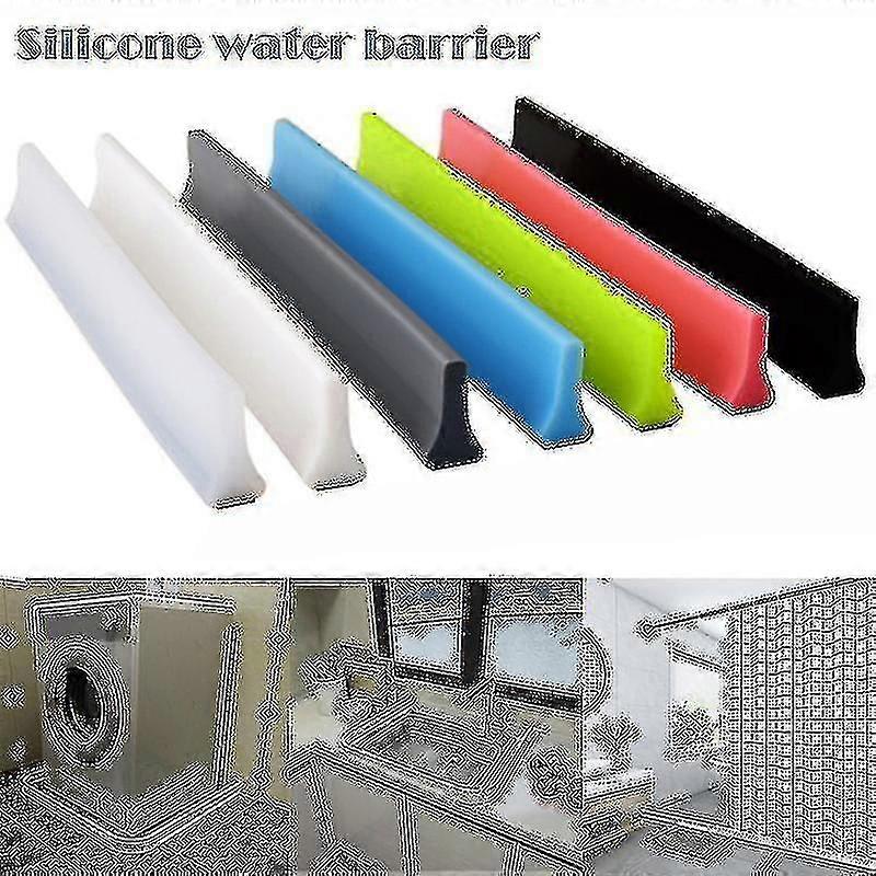 Foldable Shower Threshold Dam Shower Barrier And Retention System And Keeps Water Inside The Threshold (many Colours Many Sizes)_a_h(size,color:1.2m-b