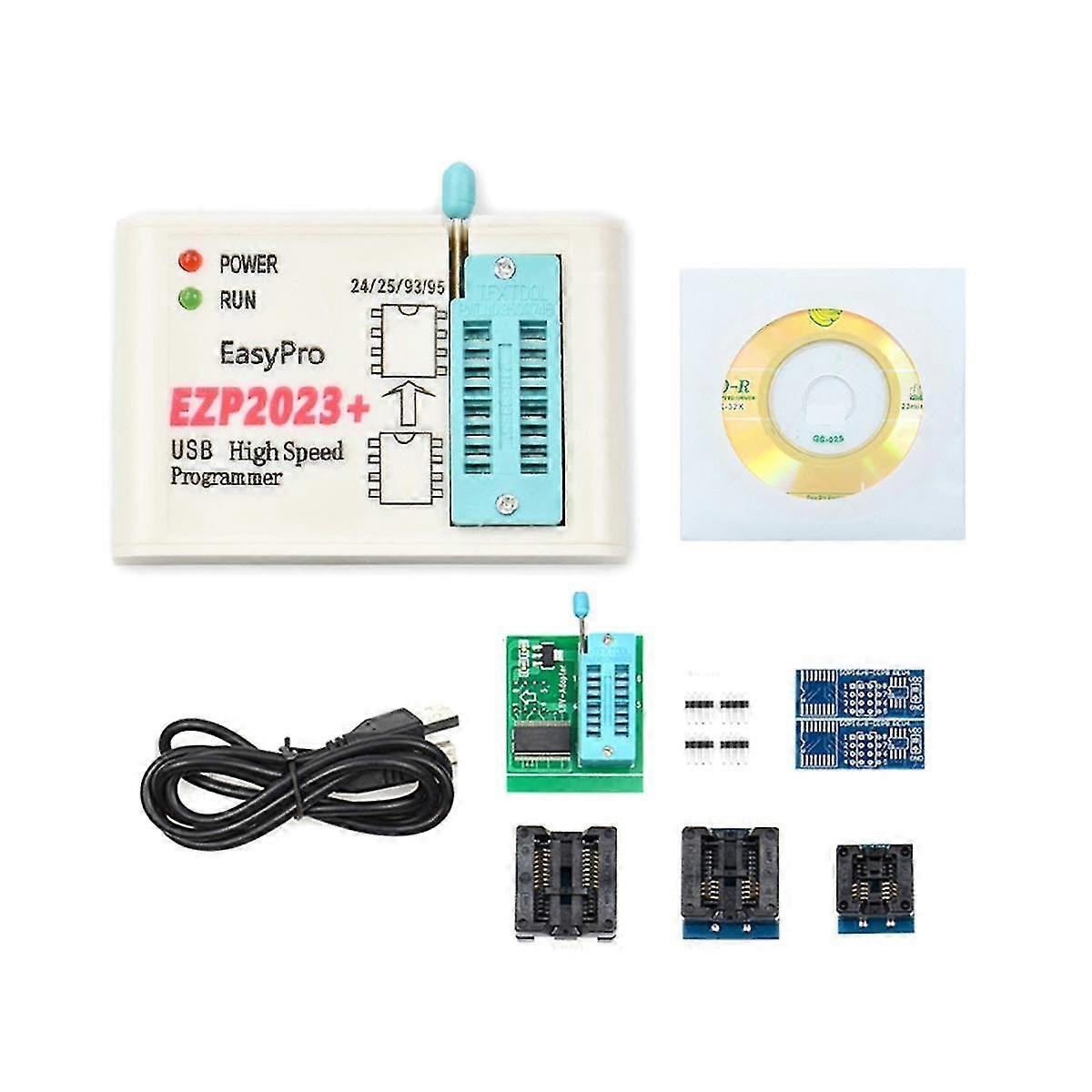 Ezp2023 höghastighets USB Spi Flash Programmerare Ezp2023 Kompilator Stöd 24/25/93/95 Eeprom 25 Flash Bi