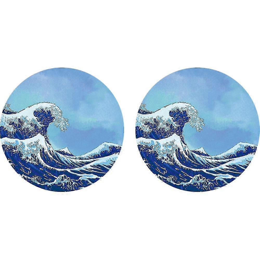 For Cup Holders,ceramic Stone&non-scratch Cork Base Drink Coasters