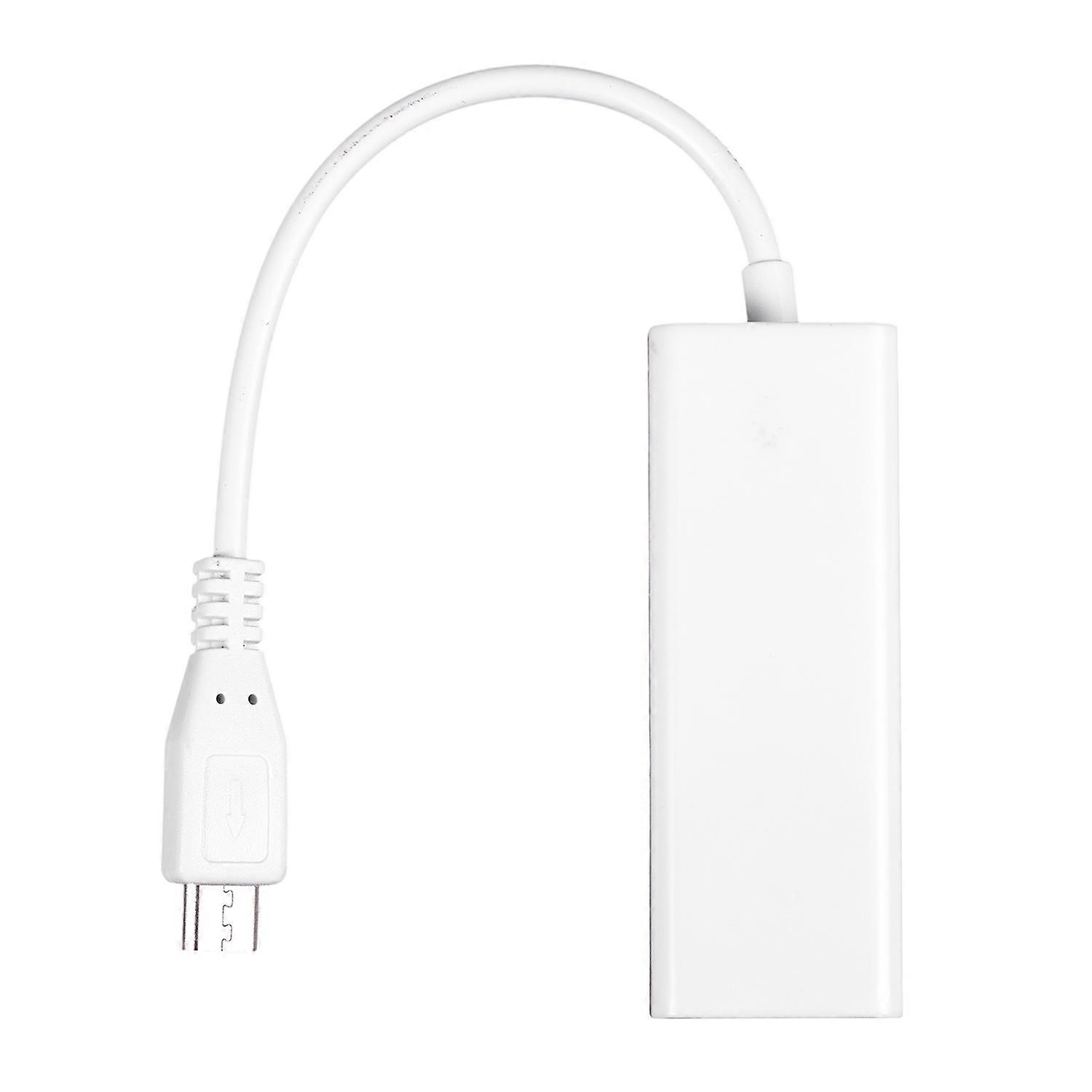 mini USB 5 Pin 10/100 Mbps RJ45 LAN Ethernet Adapter for Tablet PC