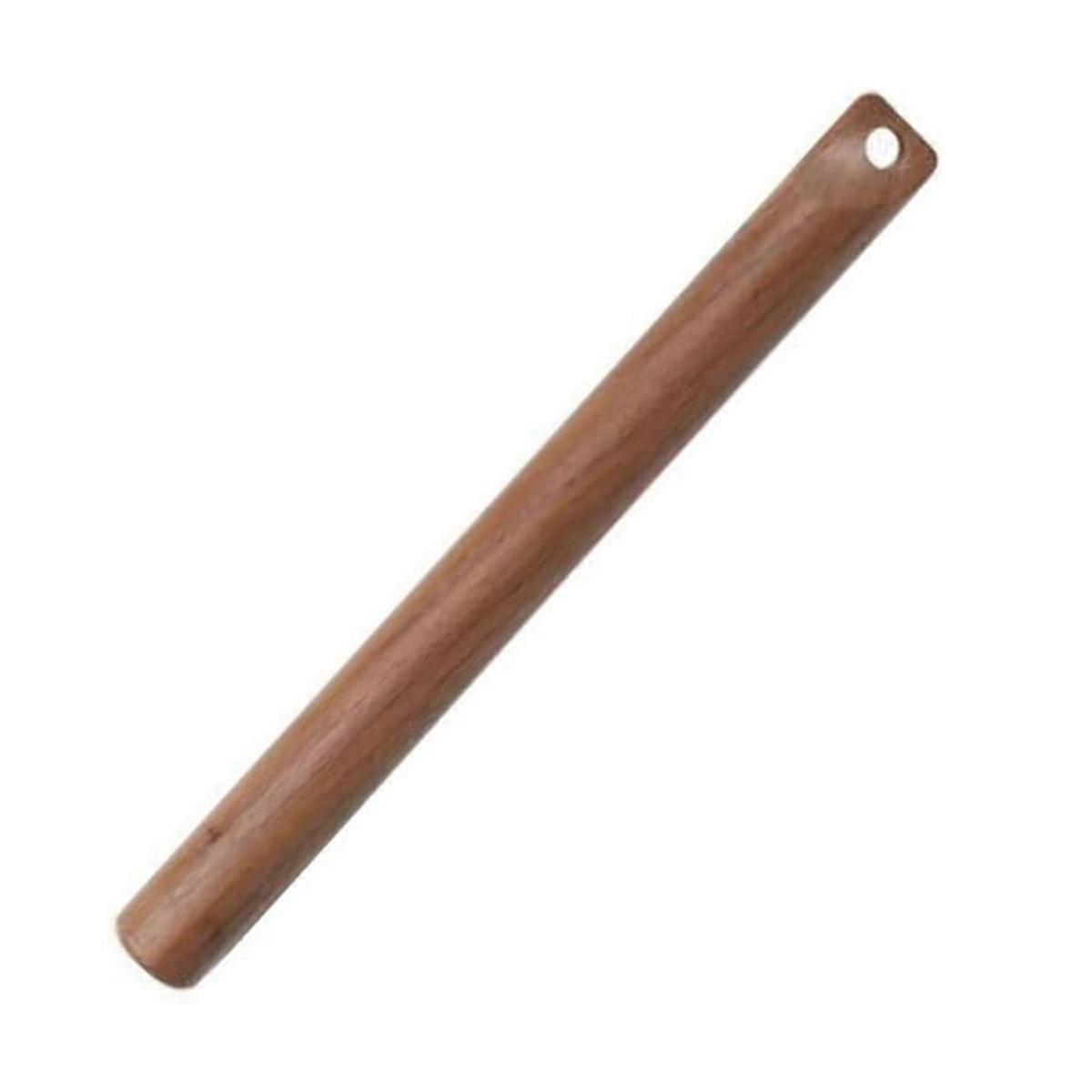 Black Walnut Wood Rolling Pin Perforated Solid Wood Baking Dumpling Sticks Kitchen Tool for Baking