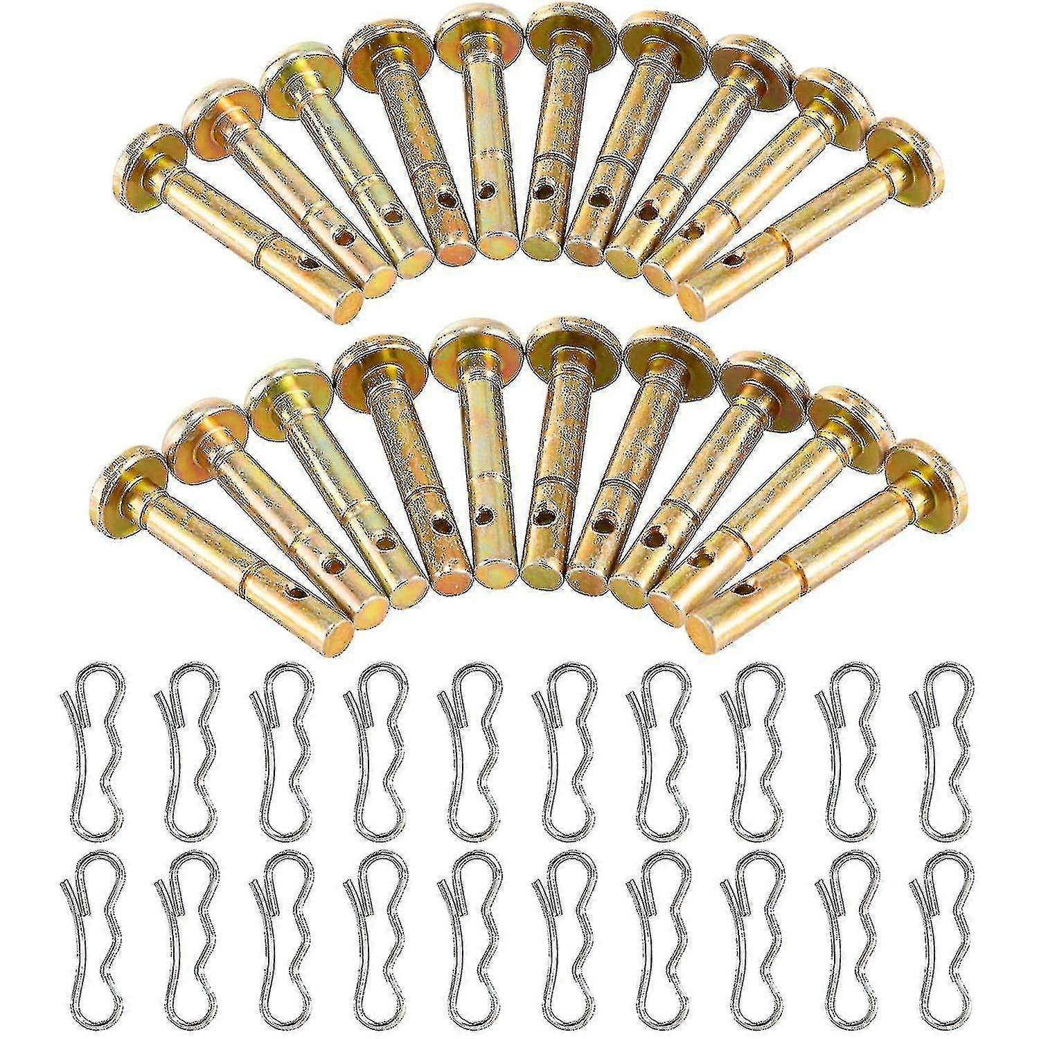 2024,20 Sets Of Shear Pins & Cotter Pins For Snowblower - 738-04124 And 714-04040 Replacement Shear Pin