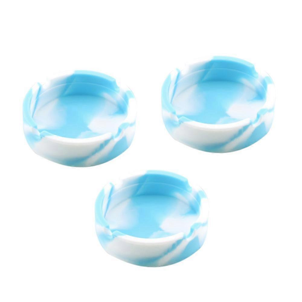Silicone Rubber High Temperature Heat Resistant Round Design Ashtray
