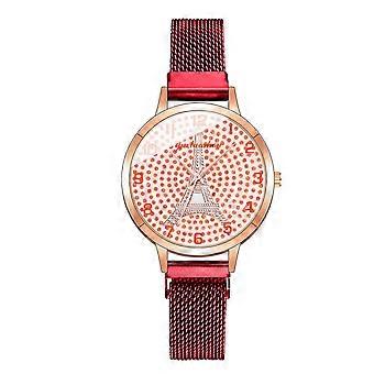Women Fashion Watch Clock Stainless Steel Casual Dress Wrist Crystal Jewelry