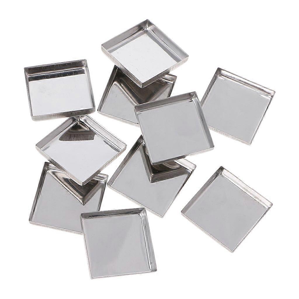 10pcs Empty Eyeshadow Palette Powder Pans Pot Storage Responsive to Magnets