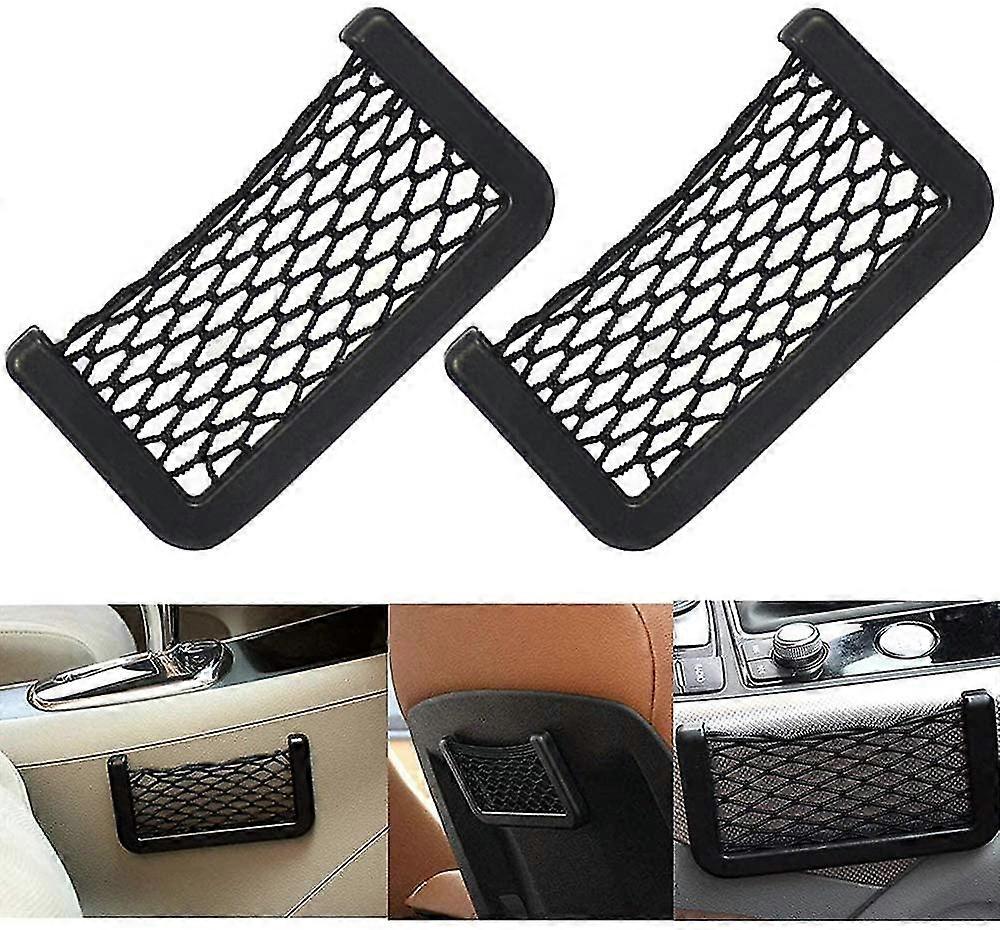Trunk Storage Net Car Storage Elastic Net Storage Rack Magazine Storage Net Camper Storage Net For Car Caravan Motorhome (2 Pcs)