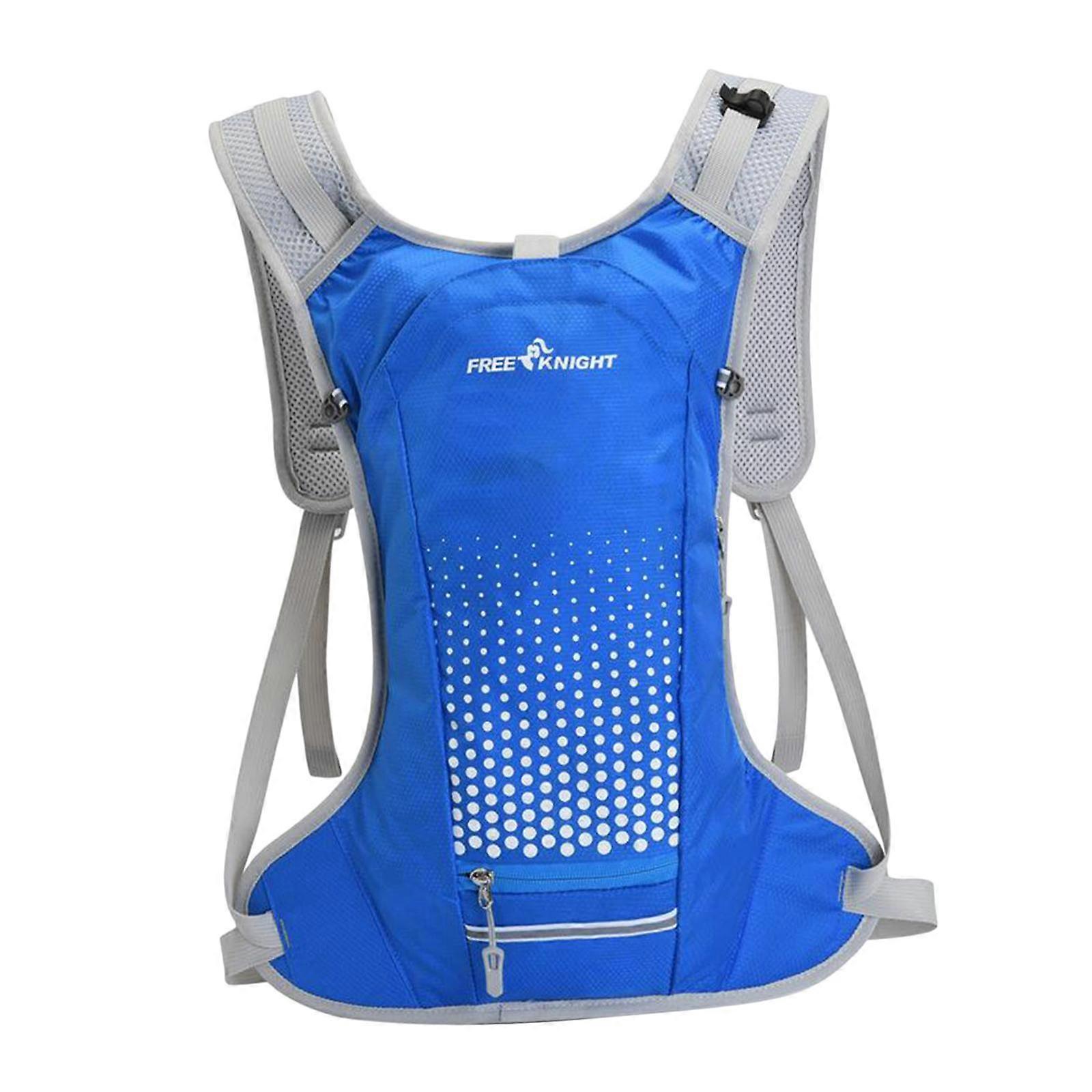 Running Camping Hydration Backpack Pack Bag Pouch Climbing Blue