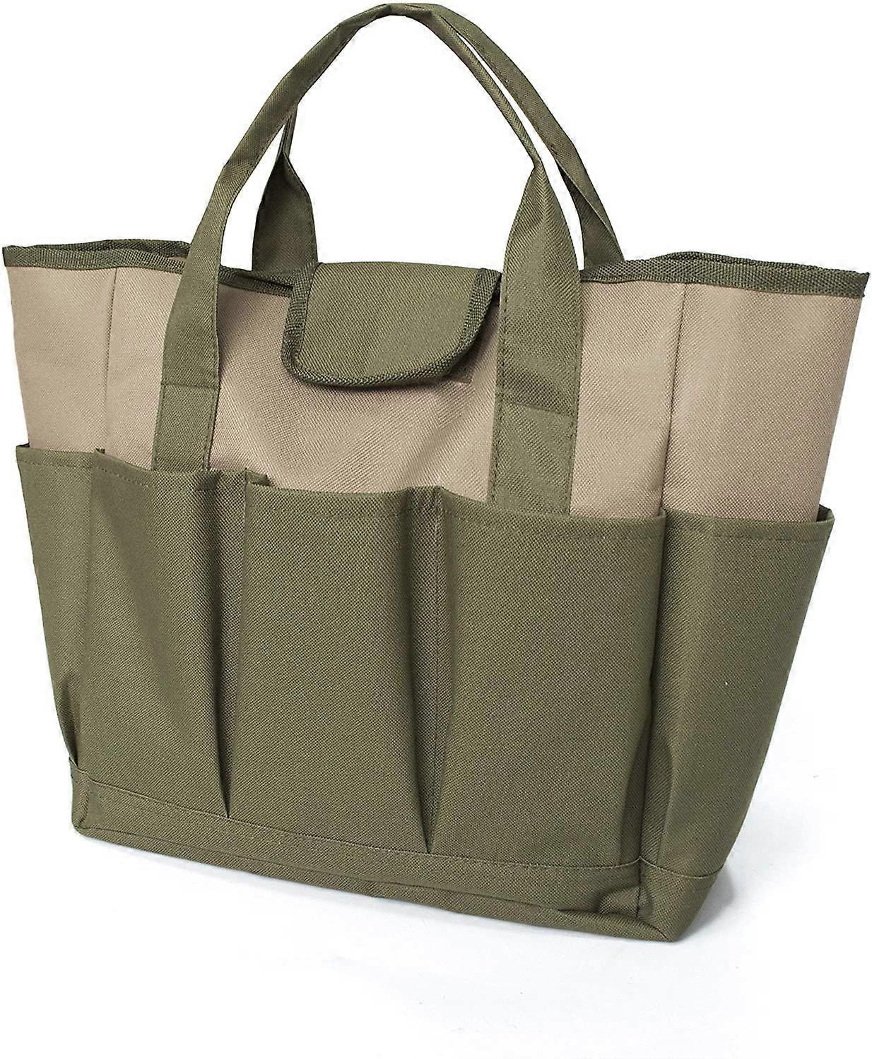 Garden Tool Kit, Large Garden Tote Bag with Multiple Pockets for Gardening Tool Kit, Garden Tool Bag