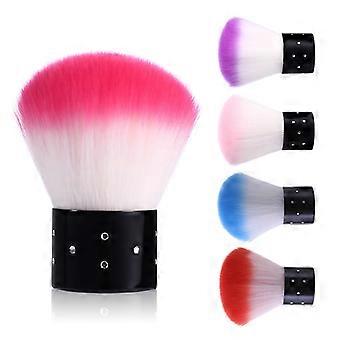 4pcs Nail Dust Brush Short handle mushroom soft bristle non-shedding makeup brush Nail Dust Brush Glitter Brush