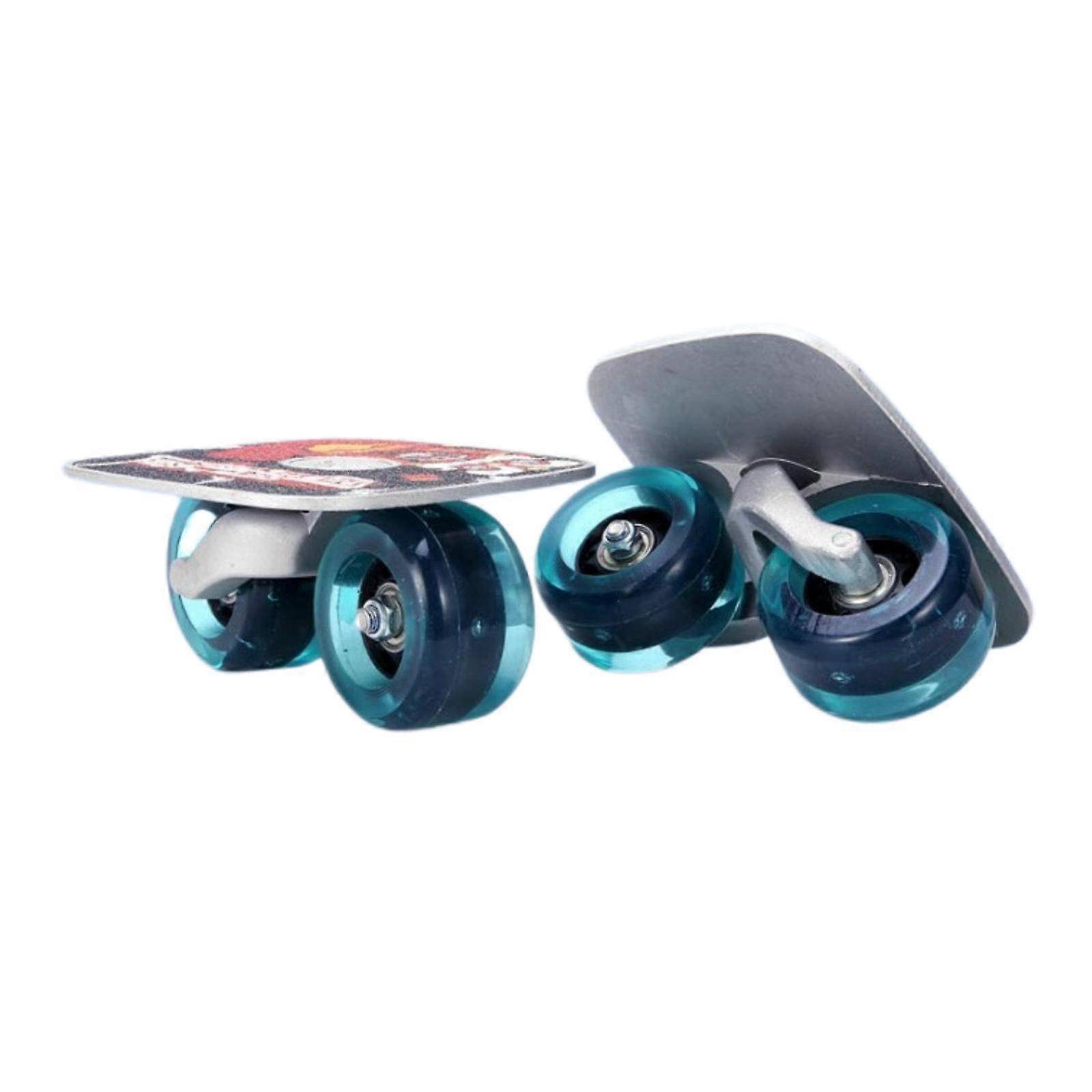 Roller Road Drift Skates Plate Outdoor Split Skateboard Black Blue Wheels