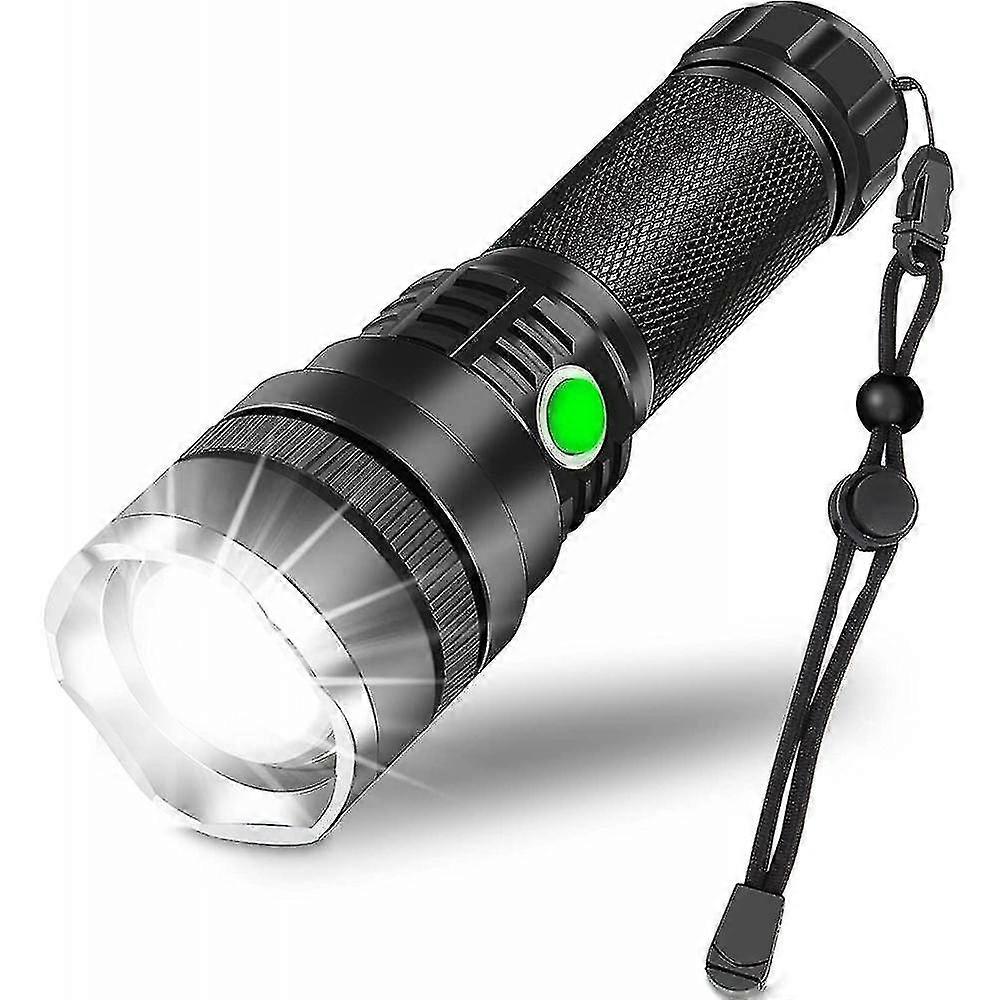 Rechargeable Led Flashlight,10000 Lumen Super Bright Tactical Flashlights