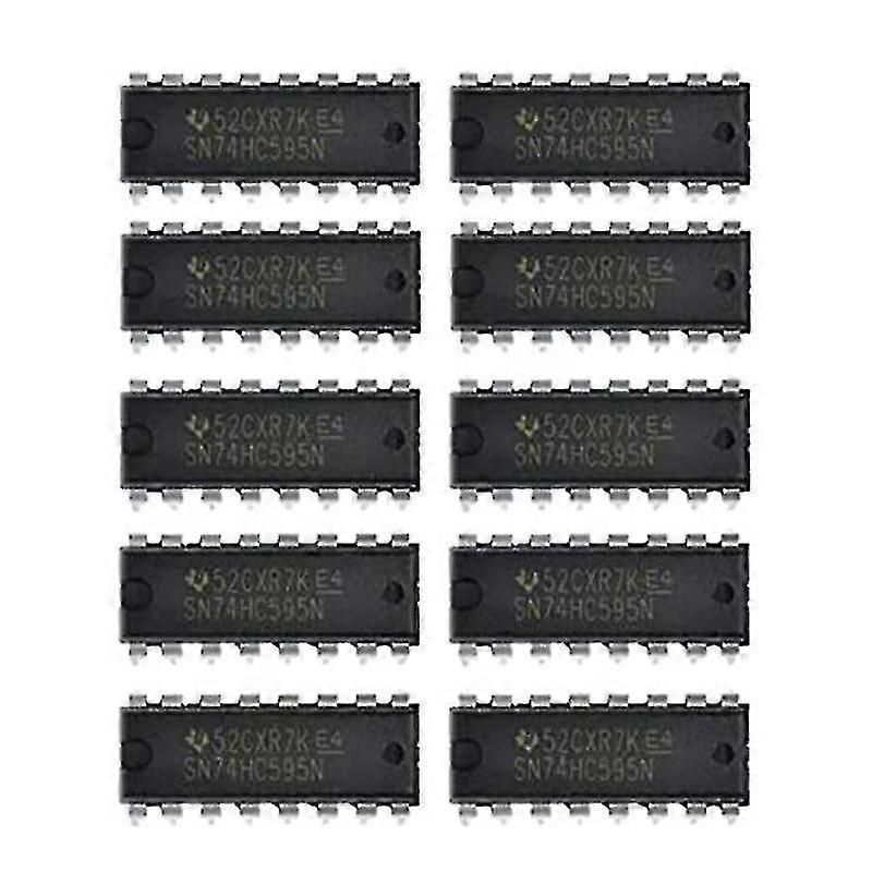 10pcs Ic 74hc595 74hc595n Sn74hc595n Dip-16 Logic-shift Registru-haoyi