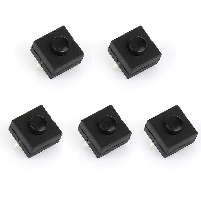 5x Durable Flashlight Switch Button Table Lamp Button Switch Push Mini Lock