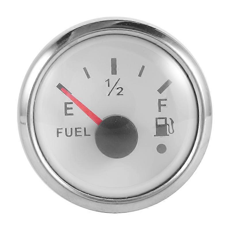 52mm Level Gauge 0-190Ohm Switchable 240-33Ohm Oil Level Meter Waterproof Boat Car Gauges with Alar
