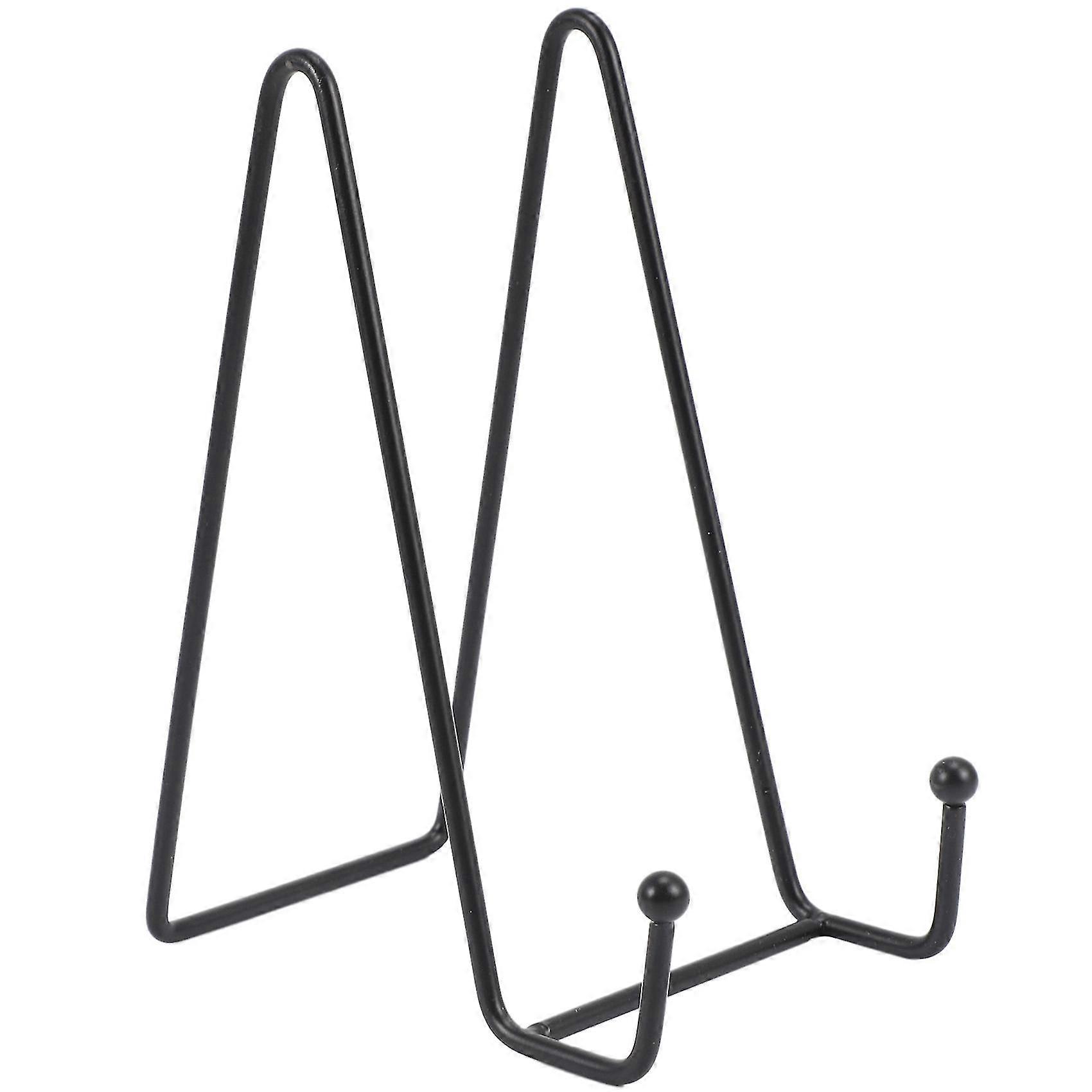 4pack 6 אינץ 'מעמד מתכת מחזיק צלחת דקורטיבי מעמדי תצוגה עבור מסגרת תמונה Easel ספר יצירות אמנות