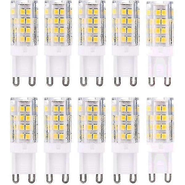 10 Pack G9 LED Bulb 5W Warm White 3000K Equivalent to 40W Halogen Bulbs 420 Lumens Non-Dimmable