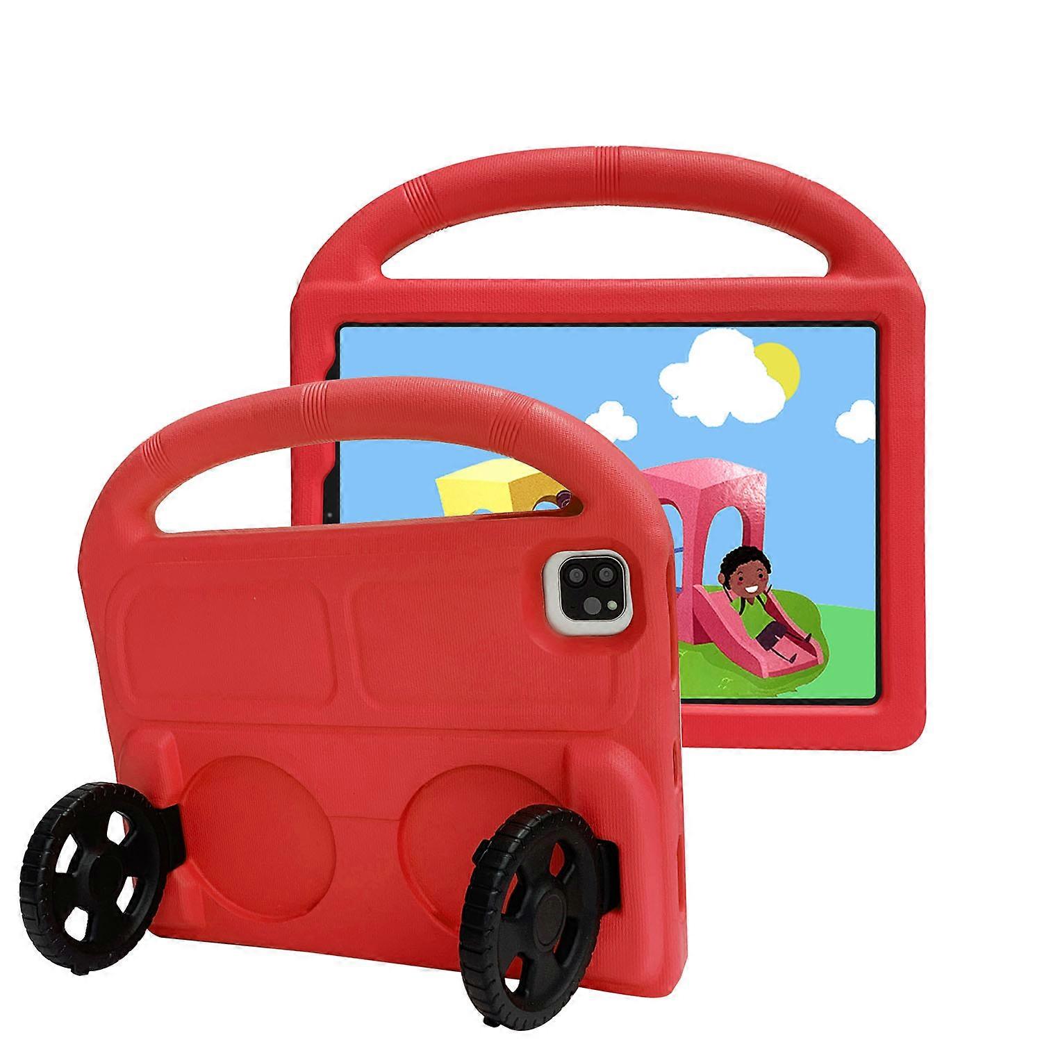 Wheel Design Case for ipad Air5 10.9 Inch 2022, Kid Friendly, Shockproof, Camera Protection, with Handle,Durable