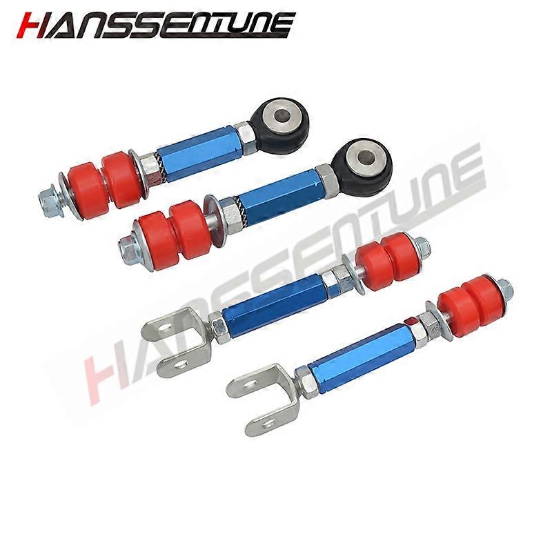 Hanssentune 4X4 Car Adjustable Anti-roll Sway Bar Front & Rear Stabilizer End Link Kit For LC100