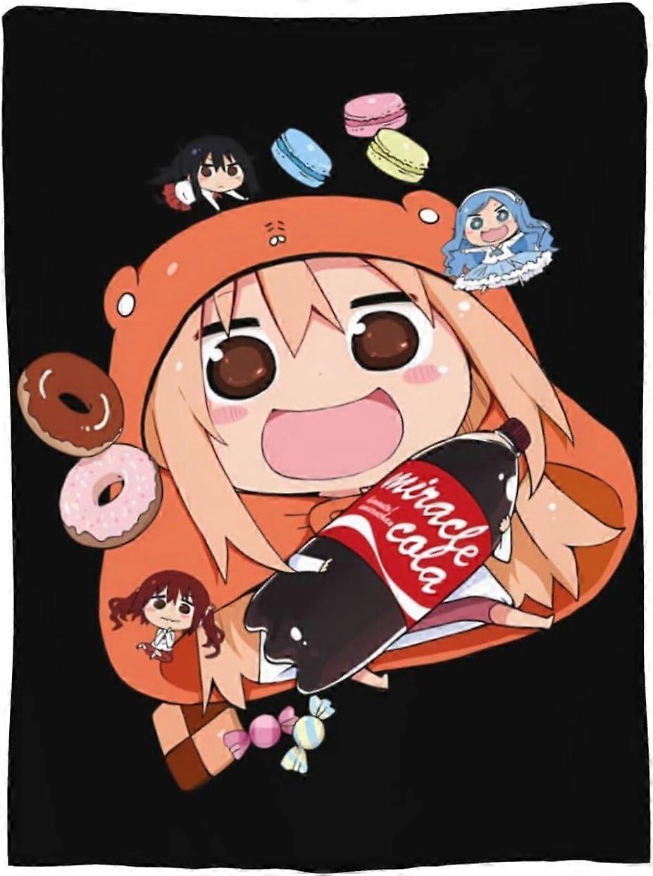 Cobertor de anime Cobertor de lã super macio para sofá-cama sofá viajando acampamento