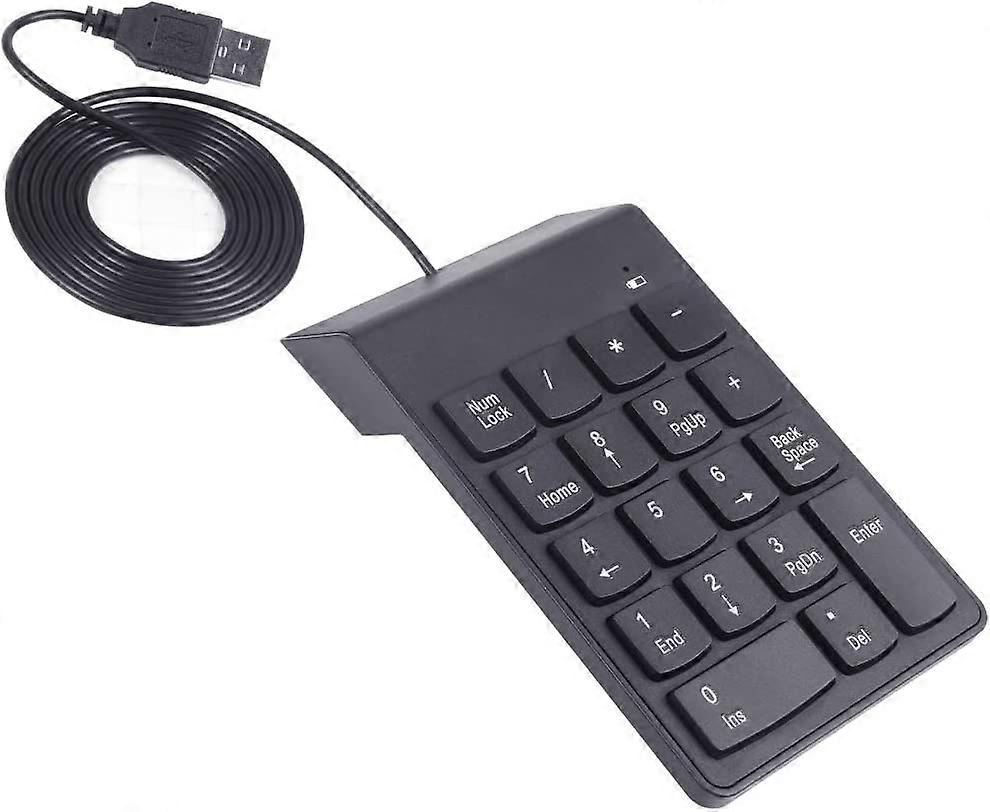 Numeric Keypad,USB Numeric Keypad,USB 18 Key Number Numeric Keypad Keyboard for Laptop/Notebook PC Computer