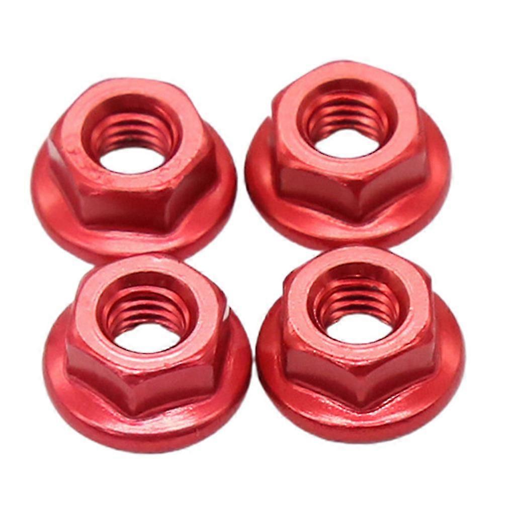 4pcs M4 Wheel Lock Nuts For 1/10 Rc Car Automobile Replacement Anti-rust Nuts