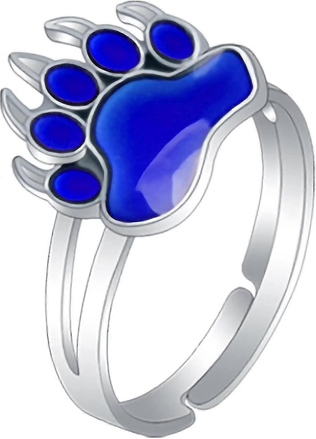 حلقة المزاج للأطفال قابل للتعديل حجم الفتيات والفتيان تغيير اللون حلقات المزاج